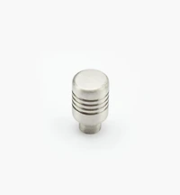 Boutons striés en acier inoxydable