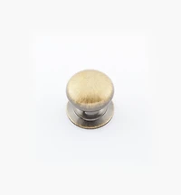 Bouton rond uni en laiton