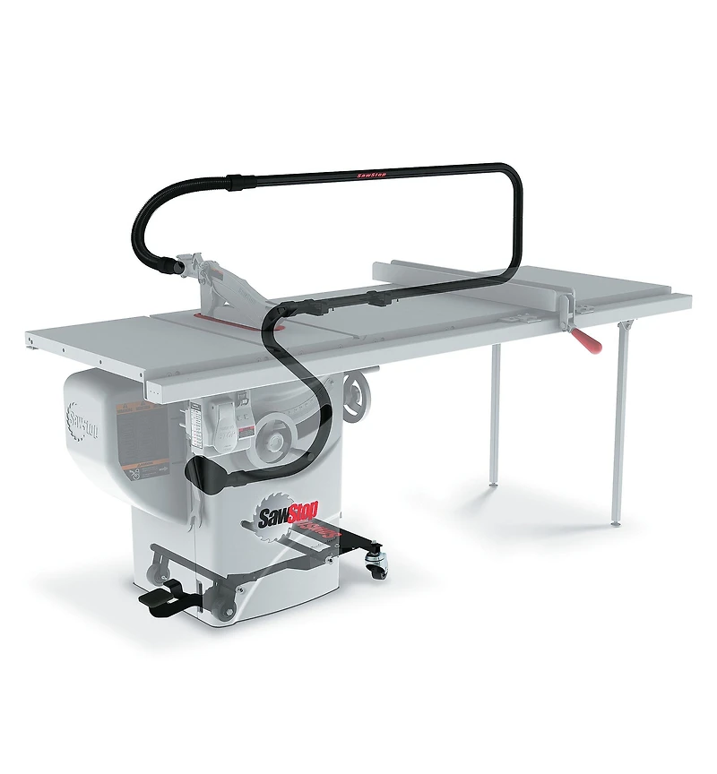 Overarm Dust Collection Accessory for SawStop Contractor, Professional & Industrial Table Saws