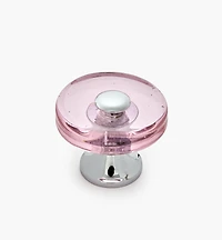 Tinted Glass Disc Knob