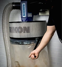 Rikon 1 hp Wall-Mount Dust Collector (Model 60-101)