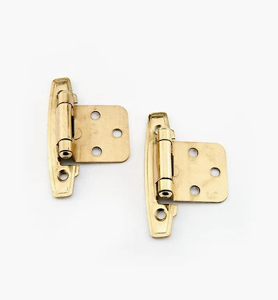 Belwith Brass Flush-Mount Self-Closing Hinges