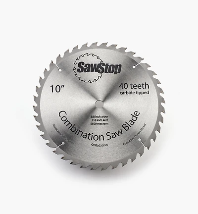 SawStop 10" 40-Tooth Combination Blade