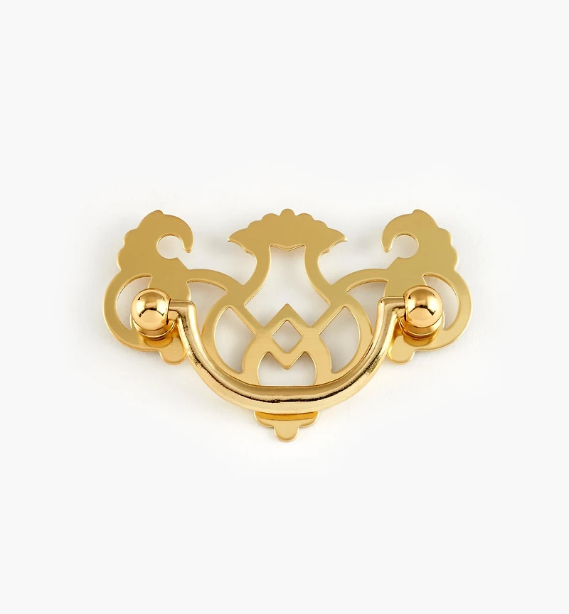 Pierced Brass Cabinet Handles