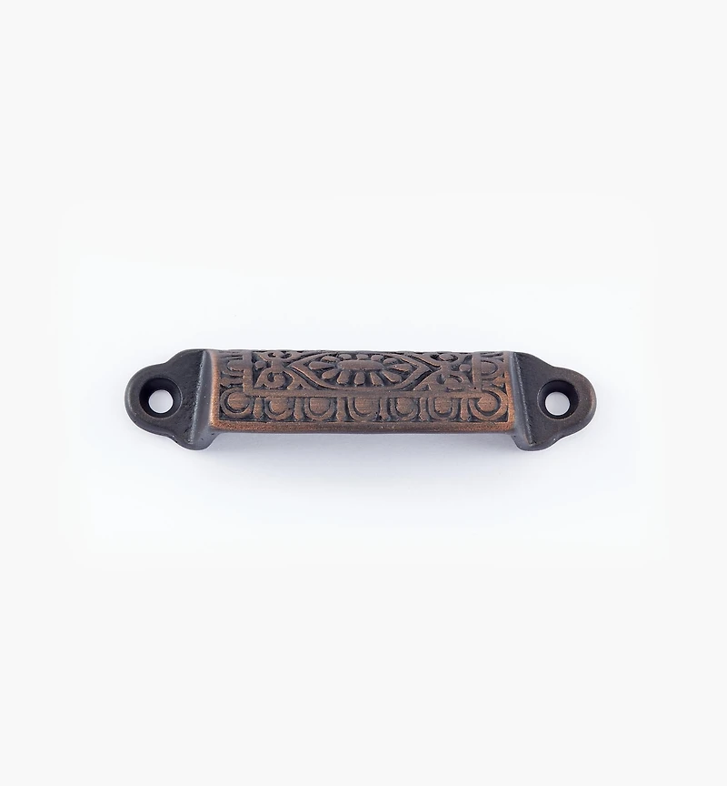 Cast Victorian 1/4 Round Pulls
