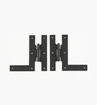 “Forged Iron” Smooth H-L Hinges