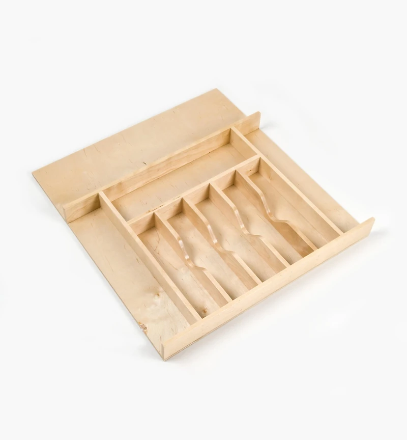 Plateaux compartimentés en bois pour tiroir