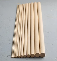 36" Birch Dowel Rods