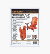 Adirondack Plus Folding Chair Plan
