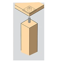 Square Furniture Leg Bushings