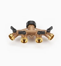 Four-Way Brass Manifold