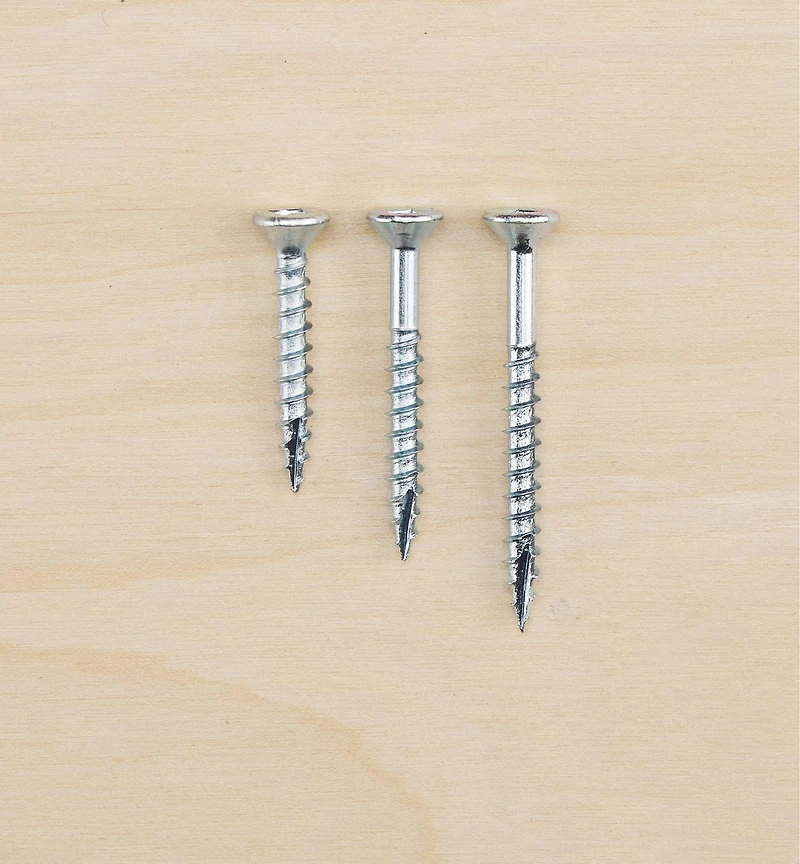 Vis pour charnières, empreinte carrée