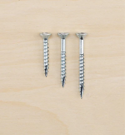 Vis pour charnières, empreinte carrée