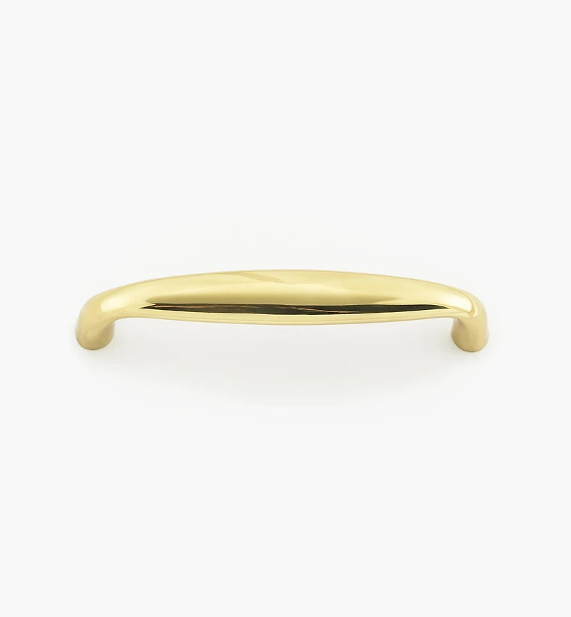 Forged Brass Smooth Bow Oval Handles
