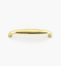 Forged Brass Smooth Bow Oval Handles
