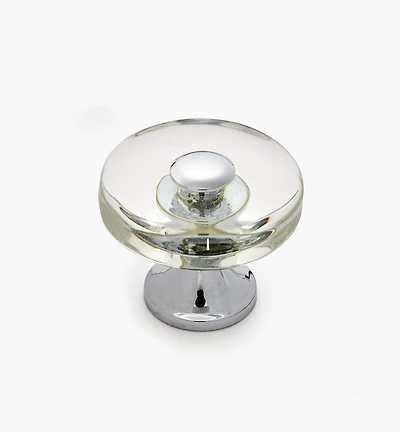 Tinted Glass Disc Knob