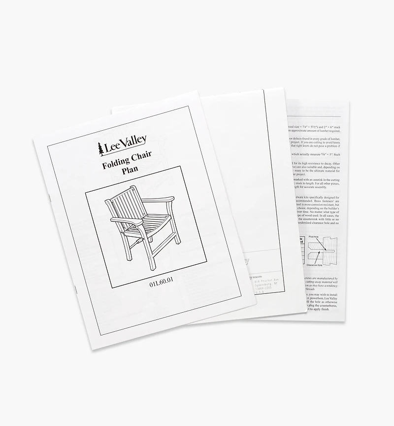 Folding Chair Plan