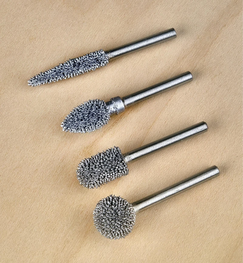 Set of 4 Kutzall Rotary Carving Burrs