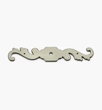 Brass Plate Scroll Escutcheon (#5)