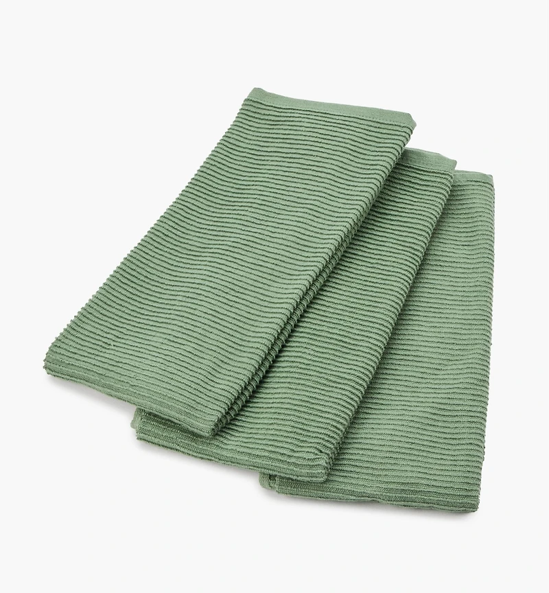 Linges à vaisselle nervurés