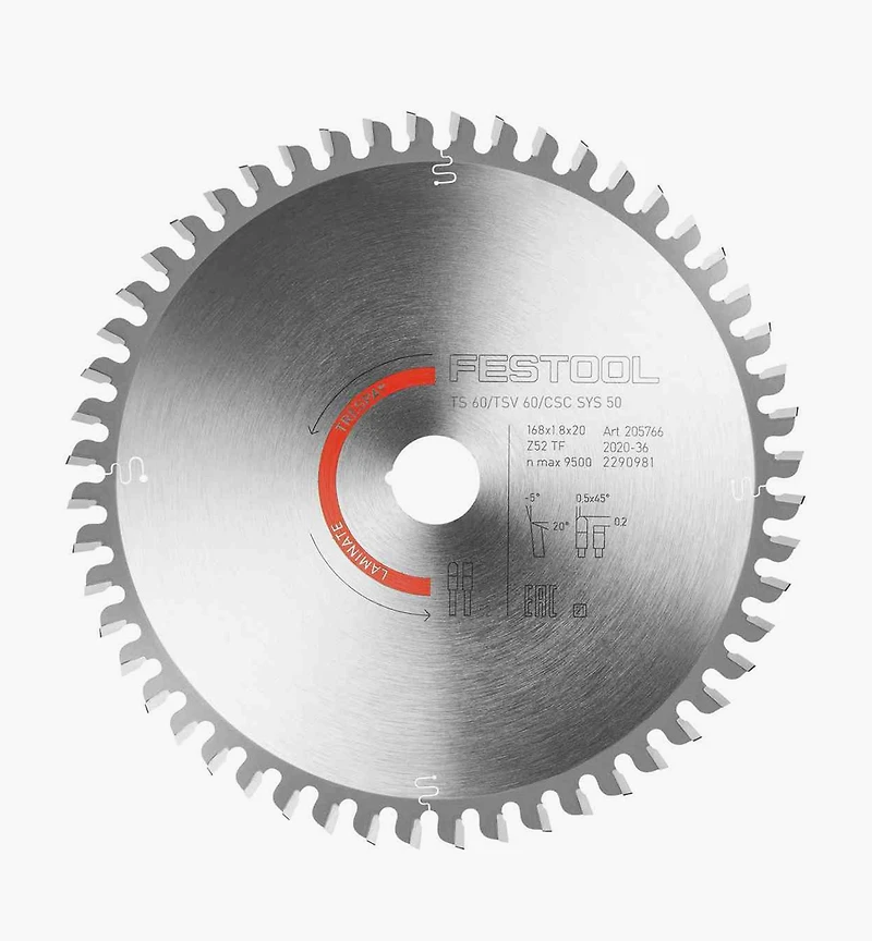 Laminate Blade for Festool TS 60 K Plunge-Cut Saw