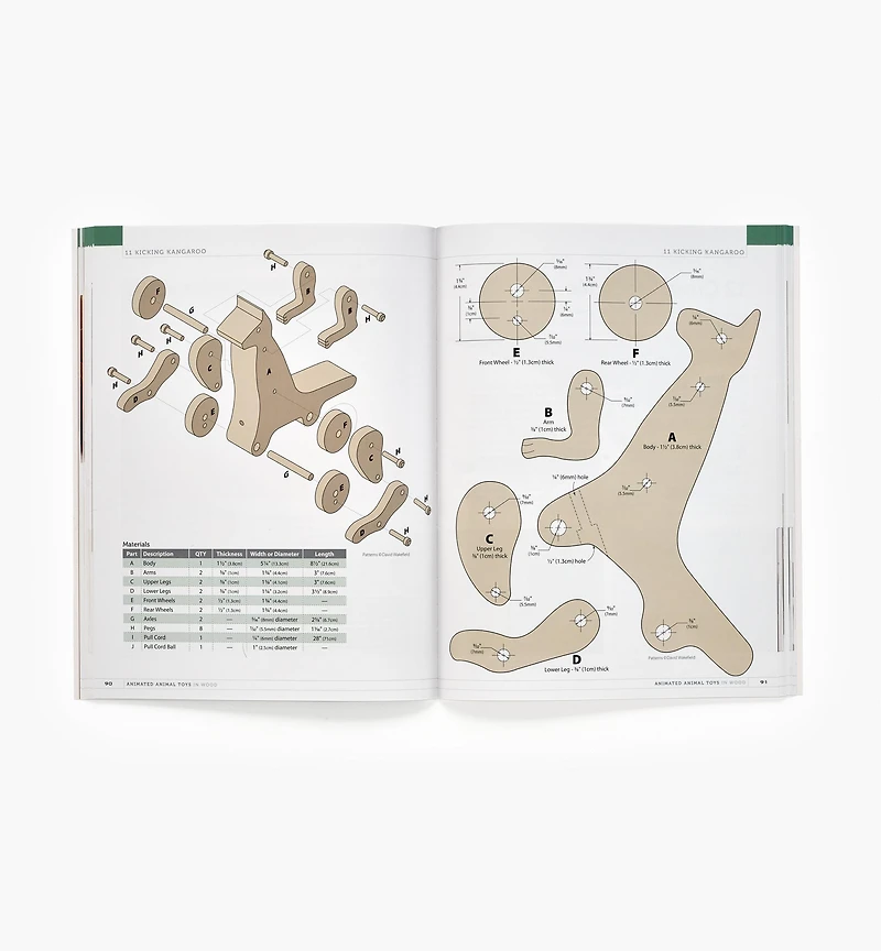 Animated Animal Toys in Wood