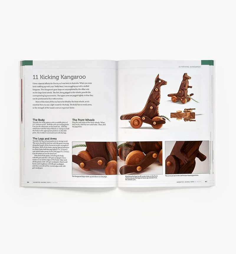 Animated Animal Toys in Wood