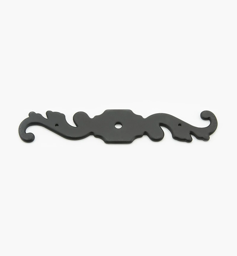 Brass Plate Scroll Escutcheon (#5)
