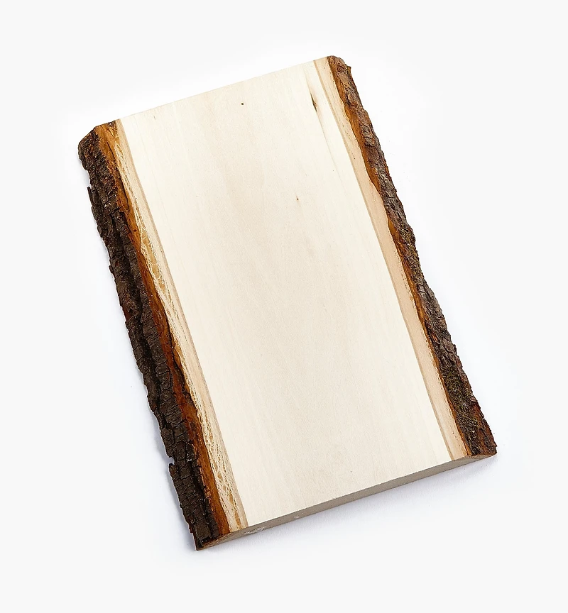 Live-Edge Rectangular Basswood Plaques