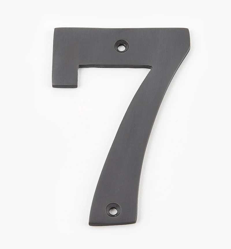 Standard Cast Brass House Numbers
