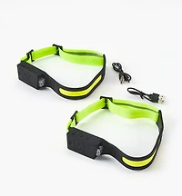 Pair of Rechargeable COB Headlamps