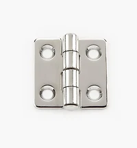 Charnières standards rectangulaires en acier inoxydable