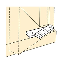 Lee Valley Stainless-Steel Straight Knife Hinges