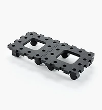 Duo de supports à roulettes portatifs
