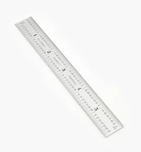 Règles de précision en acier à ressorts trempé Starrett
