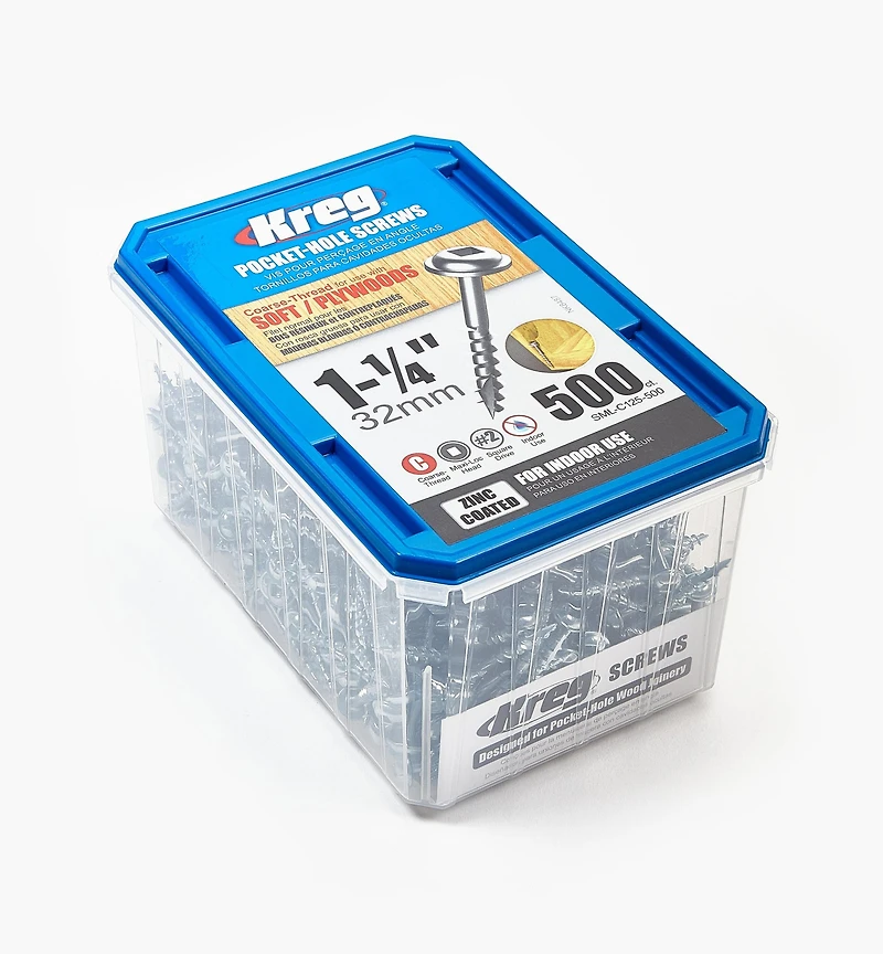 Kreg Washer-Style Head Pocket-Hole Screws