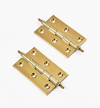 Extruded Brass Ball-Tip Fast-Pin Finial Hinges