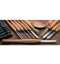Economy Turning Tools Set and Tool Roll