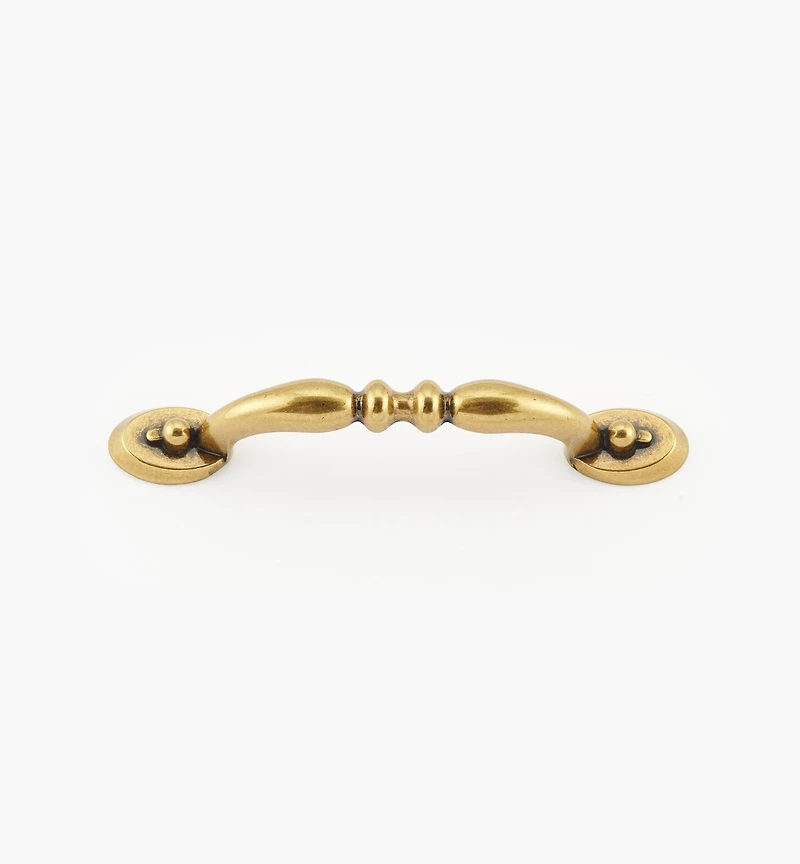 Poignée de 4 5/8 po Brass and Sterling Traditions
