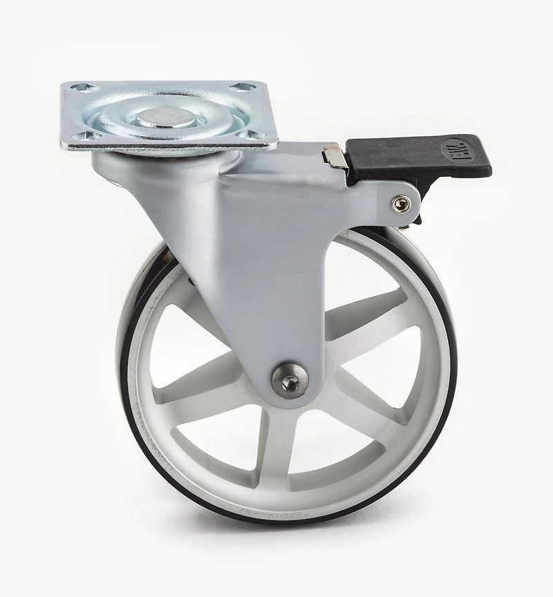 Spoked Aluminum Casters