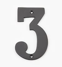 Standard Cast Brass House Numbers