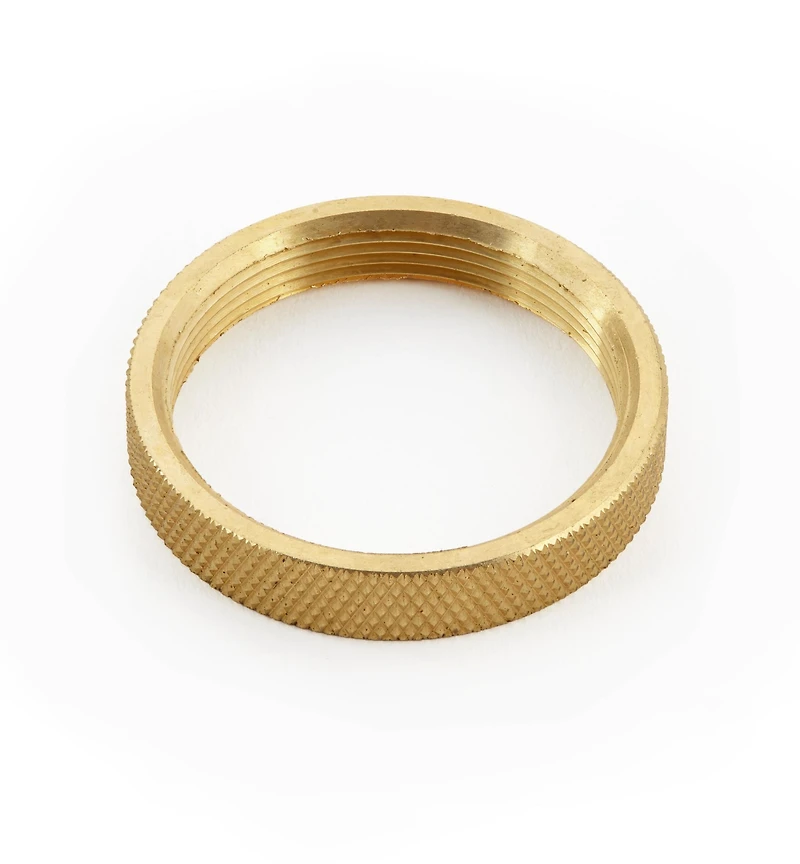 Common Ring Nut for 1 3/16" and 3/4" Brass Template Guides Router Plate Inserts