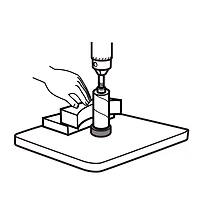 Centreur à roulement à billes – Ensemble de guidage pour tambour de ponçage Veritas