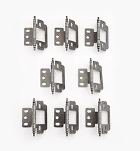 Bulk Sets of Wrought-Iron Partial-Wrap Inset Hinges