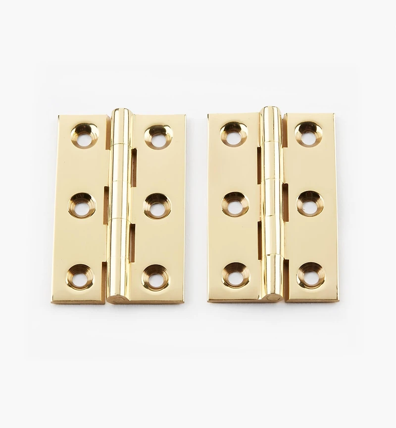 Extruded Brass Fixed-Pin Butt Hinges