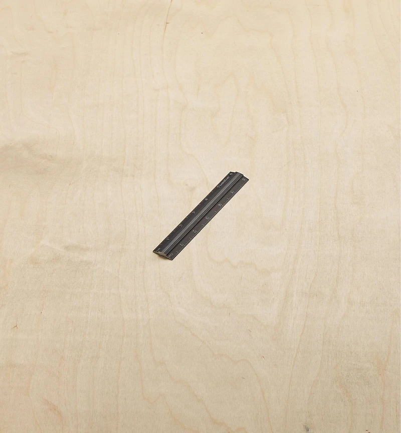 Veritas 6" Aluminum Bench Rule