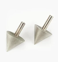 Large Cone Sharpeners for Premium Hollow Mortise Chisels & Bits