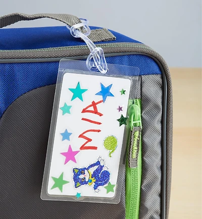Self-Laminating ID Tags