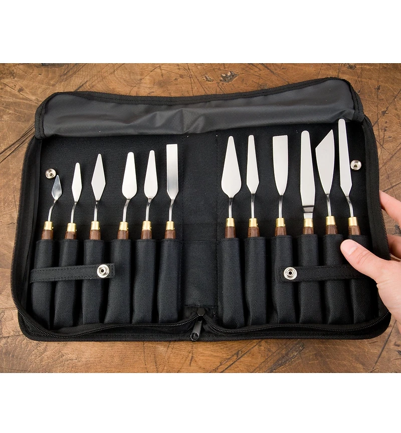 Palette Knives in Case