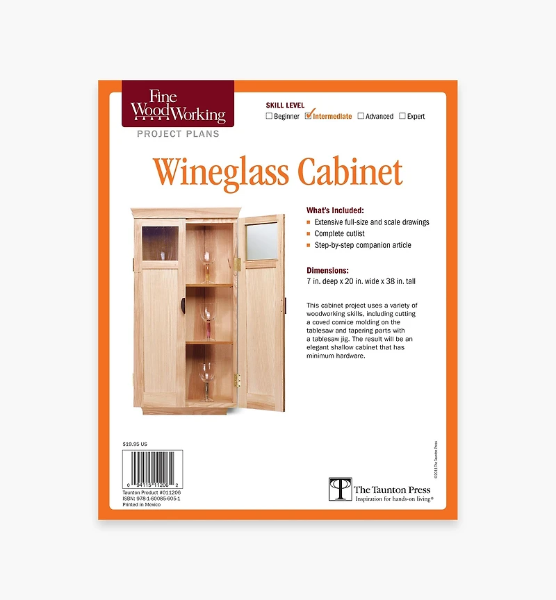 Wineglass Cabinet Plan